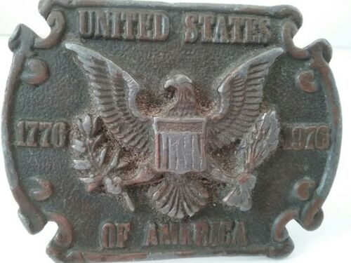Belt Buckle American Eagle USA 1776-1976 Bicentennial United States Of America