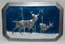 Buck & Deer Metal Belt Buckle, Hunting Gifts