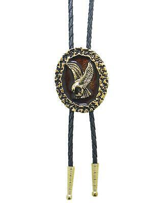 Western Express Epoxy Gold Eagle Bolo Tie Gold