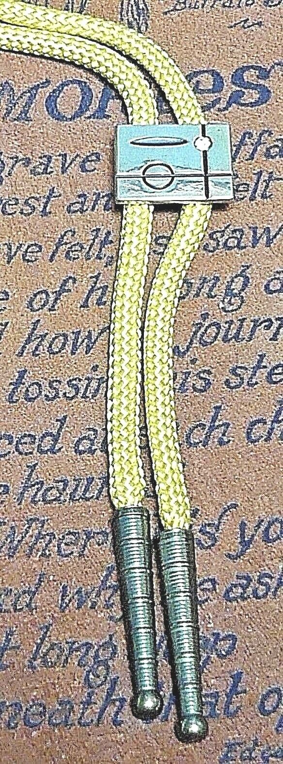 MCM Modern Space Age Looking Men's Gold tone Bolo Tie