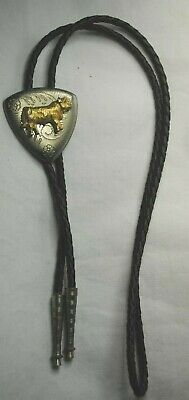 Vintage child's bolo tie, with cow figure #G6125