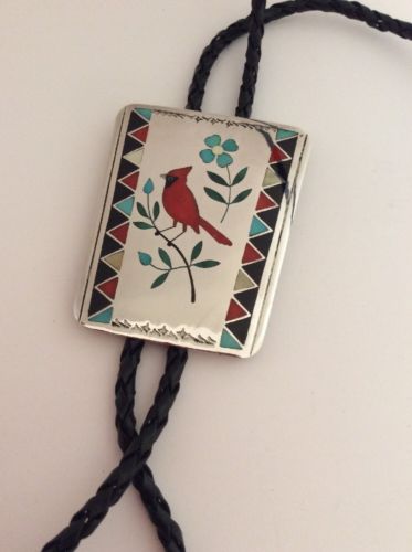 Vintage Cardinal Bolo Zuni Sammy And Esther Guardian