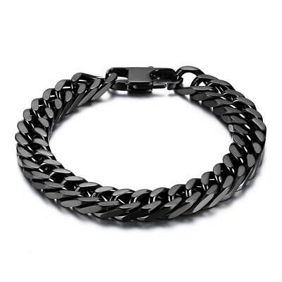 Bracelet Men Heavy Wide Mens Curb Chain Link
