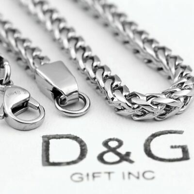 NEW DG Gift Inc Men's Stainless Steel Silver 24