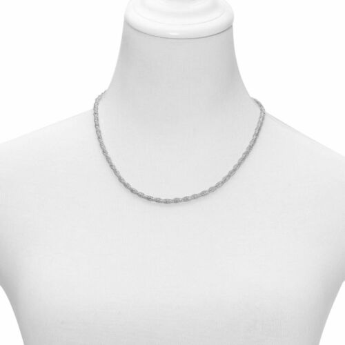 Twisted Mesh Chain Necklace in 316L Stainless Steel (20-22 in, 4.0 mm , 8.1 g)