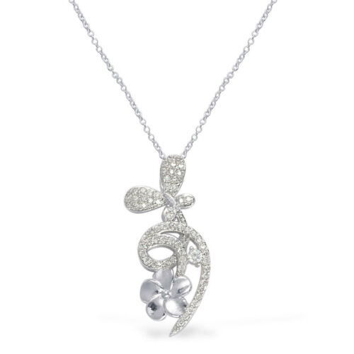 Designer Inspired CZ Pendant With Chain (20 in) 316L Stainless Steel