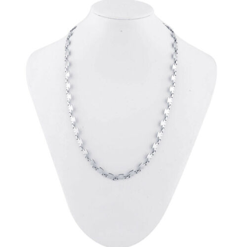 Fancy Link Chain Necklace 316L Stainless Steel (20 in)