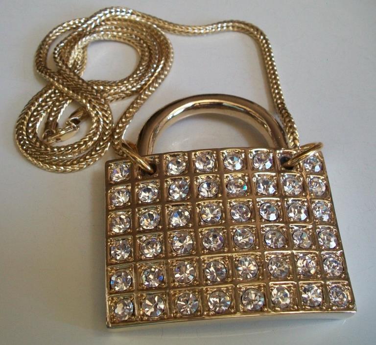 Men's Gold Finish LOCK Hip Hop Bling Rapper Look Fashion Pendant With Chain