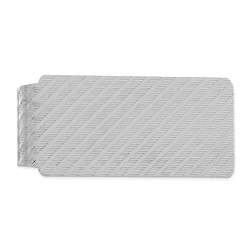 Sterling Silver Rhodium-plated Money Clip