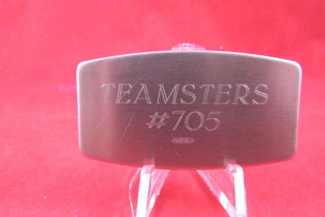 Vintage Zippo Teamsters #705 Combo Silver MONEY CLIP/KNIFE/ FILE
