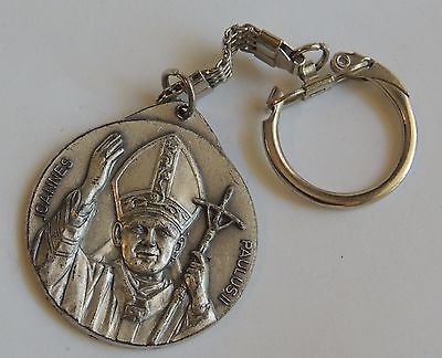 Year 2000 Catholic Pope Paul II Medallion Religious Key Chain