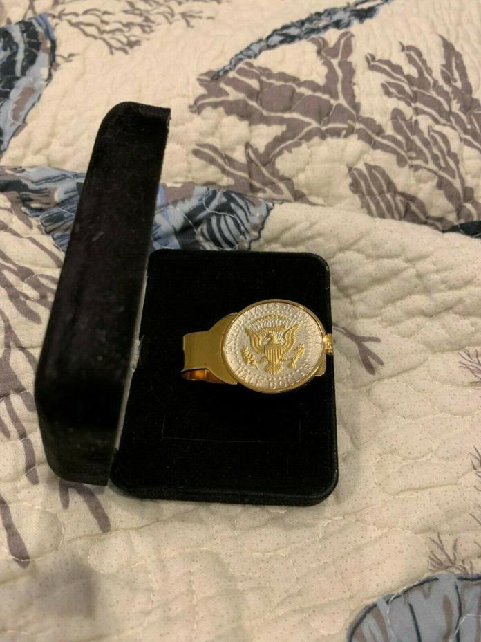 NEW 24K Gold Plated Half Dollar Coin Money Clip SOLD OUT LIMITED EDITION
