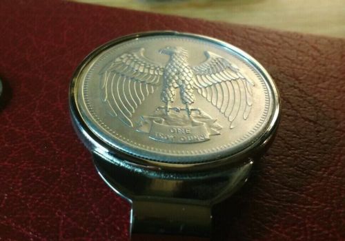 .999 Silverado Eagle Rare Silver Round 1oz. 40mm American made Money Clip