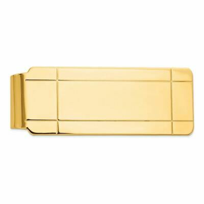 14K Yellow Gold Polished Engravable Money Clip MSRP $2159