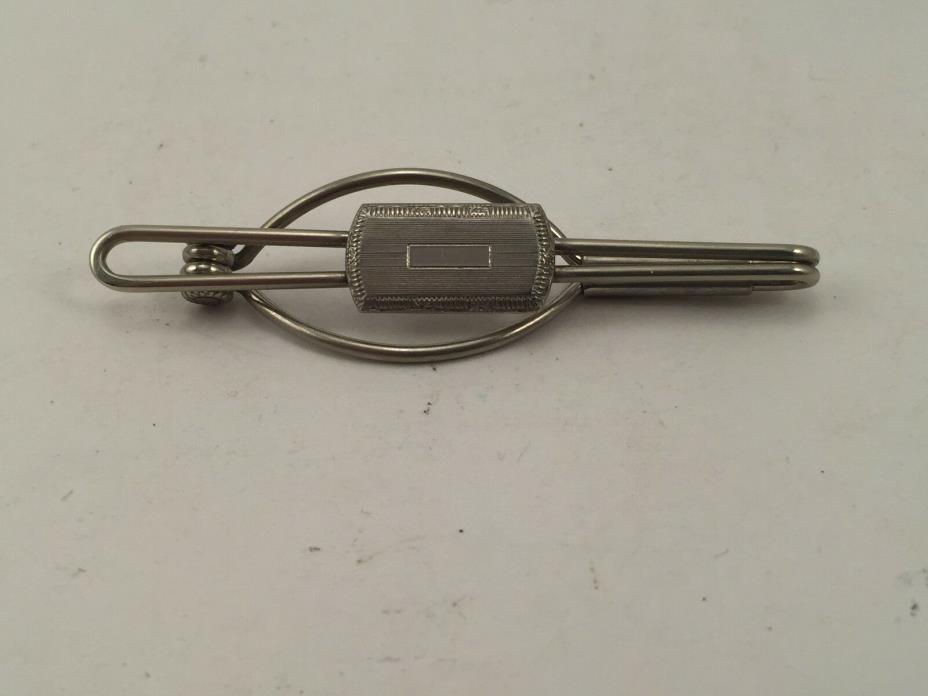 Rare Swank Klip Silver Tone Money Clip with Rollers Engravable