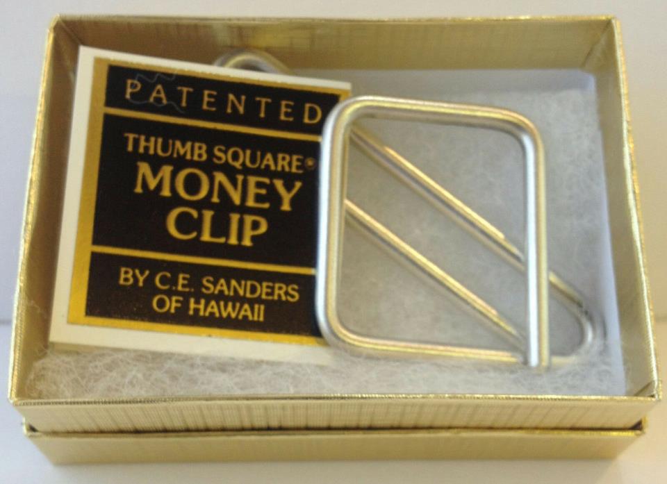 Thumbsquare Sterling Silver Money Clip