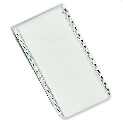 Silver Plated Rectangle Money Clip