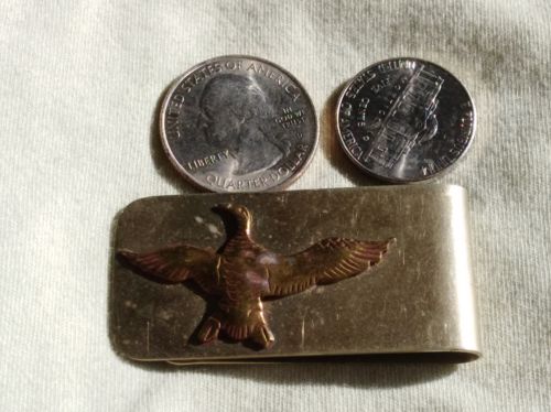 Money Clip Chrome W/ Open Winged Duck