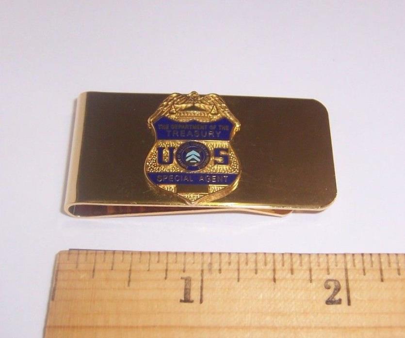 US Department of the Treasury Special Agent Money Clip USDT Badge Emblem