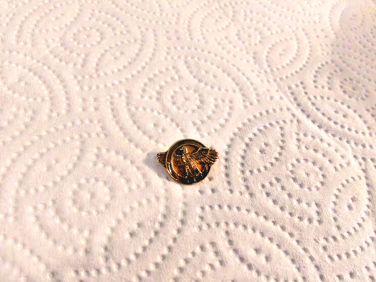 Vintage  14 Kt Gold Eagle Lapel Pin