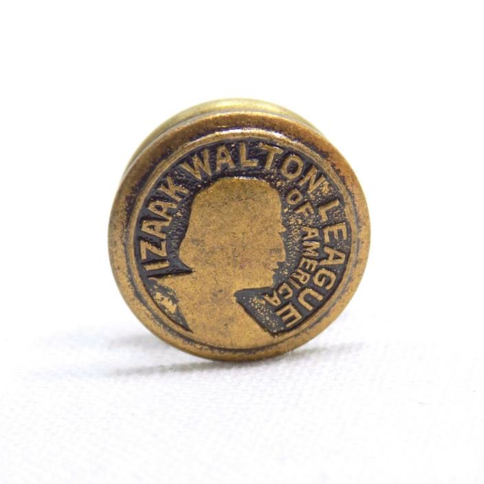 Izaak Walton League Of America Conservation Group Vintage Screw Back Lapel Pin