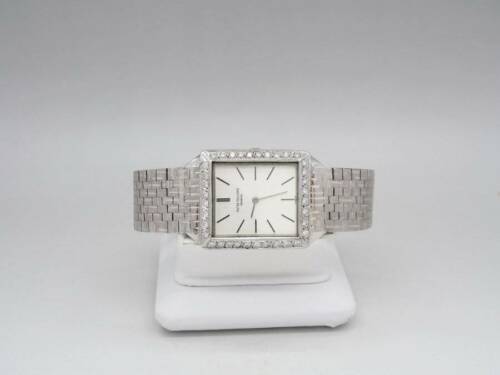 Patek Philippe Vintage 18k White Gold Diamond Watch