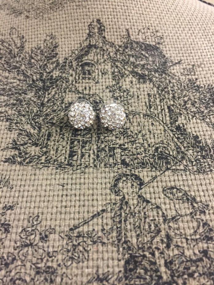 Marlyn Schiff Jaylyn Pave Ball Stud Earrings