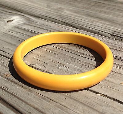 Vintage Mustard Yellow Bakelite Bracelets Bangles I HAVE OTHER BAKELITE LISTED