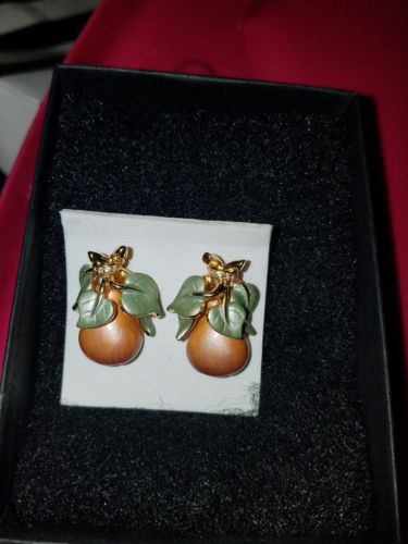 Joan Rivers Pear Earrings