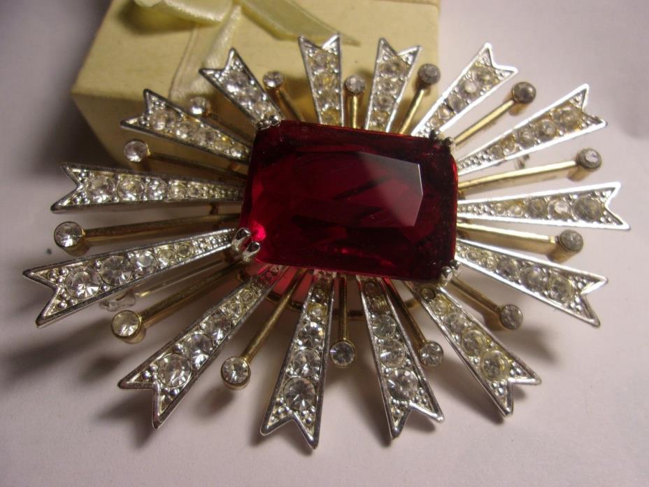 starburst brooch by kenneth j lane