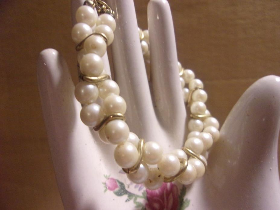 a pearl bracelet designed by trifari