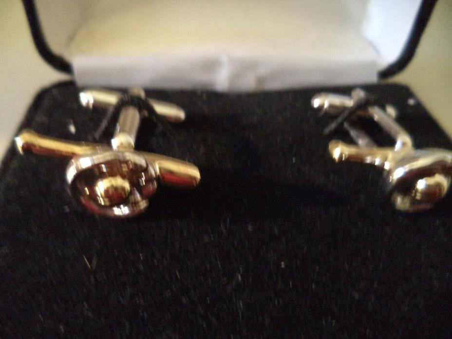 VINTAGE MEN'S CUFFLINKS (SHAPED LIKE BAT, BALL & GLOVE)