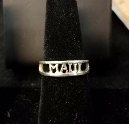 Sterling silver Maui ring size 7.75 C 740