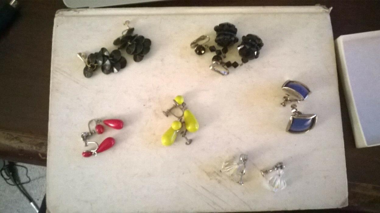 Designer Costume Jewelry Lot ( 60's-70's ??)...Earrings, Necklaces
