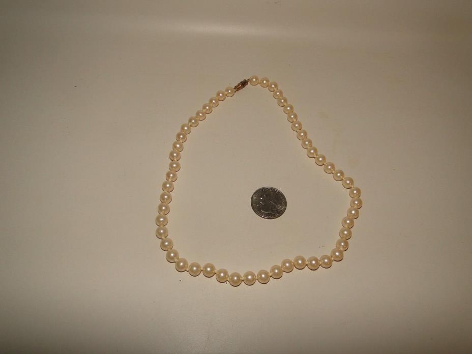 Faux Pearls  Necklace, Approx. 18