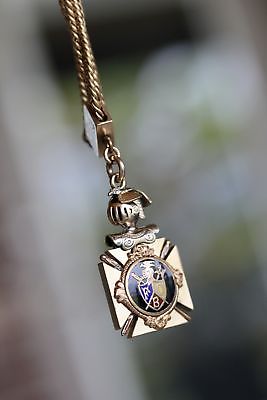 Gold Filled Watch Chain with Slide