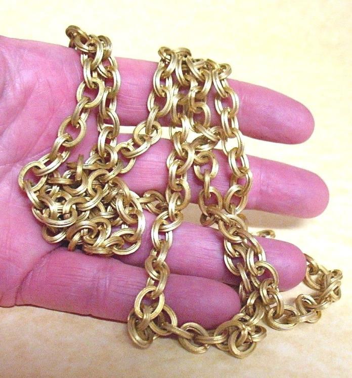 GOLD FILLED VICTORIAN CHAIN NECKLACE RARE LINK 36