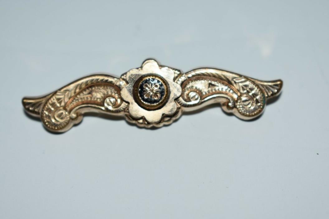 Victorian Era Gold Filled Watch Pin