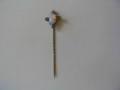 Vintage Opal stick pin 1900s-1920s