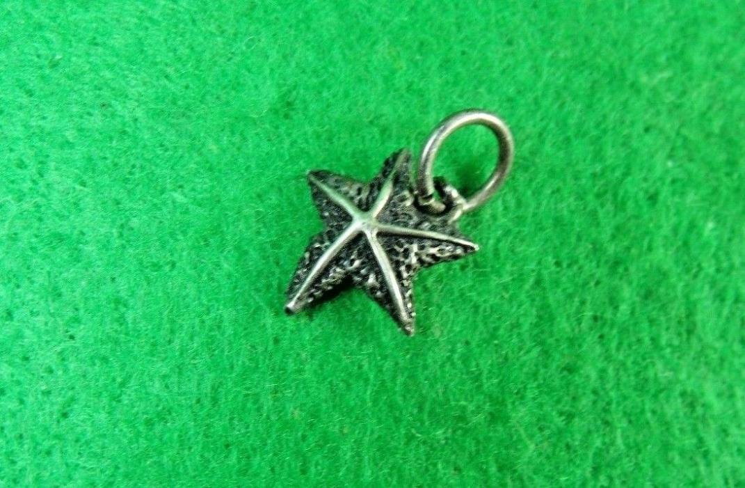 Vintage Sterling Silver Starfish Charm