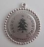 Vintage Griffith Sterling Silver 925 Charm Holiday Merry Christmas Tree Etched