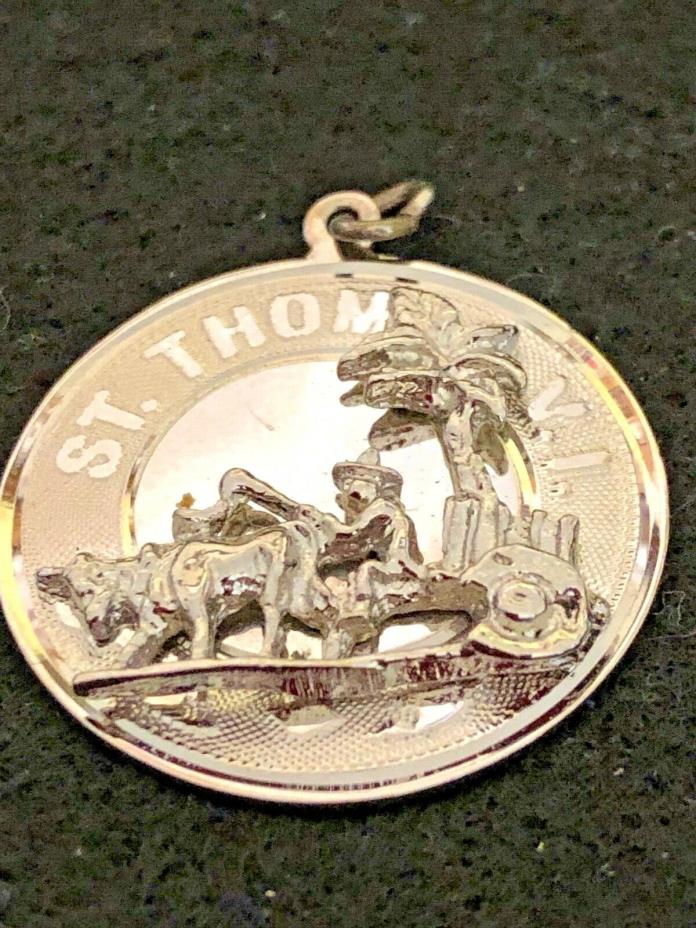 ST. THOMAS STERLING SILVER CHARM