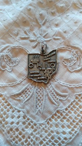 Vintage State Seal of Ohio Beautiful Ohio OH sterling charm