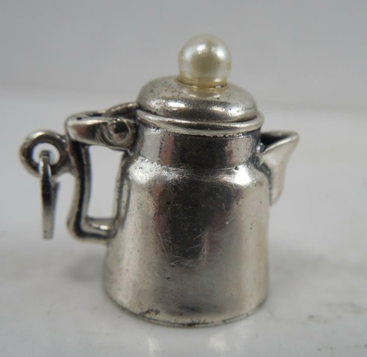 Vintage - Beau Sterling Silver - Coffee Percolator - Coffee Pot - Movable -Pearl