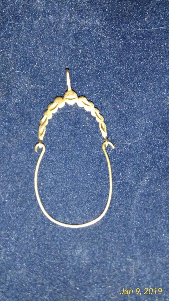 Vintage 14K Yellow Gold Charm Holder