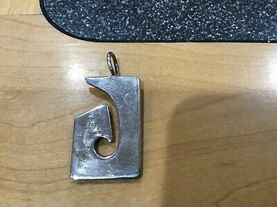 Rare MCM Sterling Silver Vtg LEONORE DOSKOW Modernist Pendant 