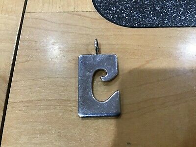 Rare MCM Sterling Silver Vtg LEONORE DOSKOW Modernist Pendant 