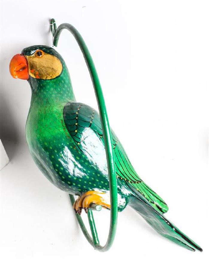 A HUGE Sergio Bustamante Parrot-Signed and Numbered.  Museum Quality
