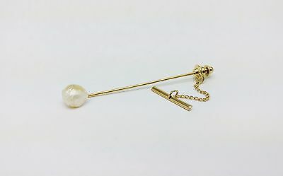 Tiffany & Co. 14k Yellow Gold Pin With Pearl
