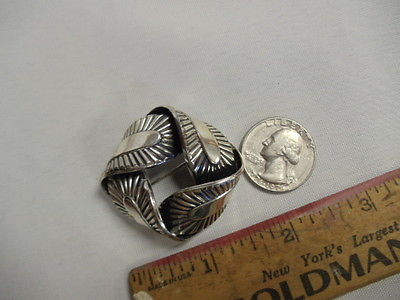 Vintage Solid .925 Sterling Silver Ladies Brooch From Germany HEAVY